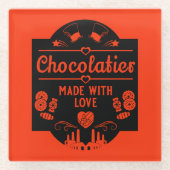 Chocolatier Maker Glasuntersetzer (Vorderseite)