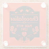 Chocolatier Maker Glasuntersetzer (Rückseite)