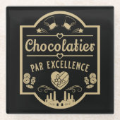 Chocolatier Maker Glasuntersetzer (Vorderseite)