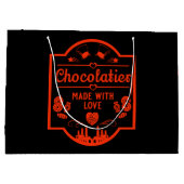 Chocolatier Maker Große Geschenktüte (Rückseite)