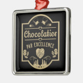 Chocolatier Maker Ornament Aus Metall (Links)