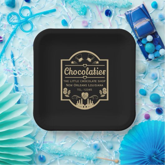 Chocolatier Maker Pappteller (Party)