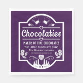 Chocolatier Maker Serviette (Vorderseite)