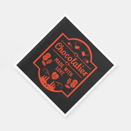 Chocolatier Maker Serviette (Ecke)