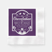 Chocolatier Maker Serviette (Vorderseite)