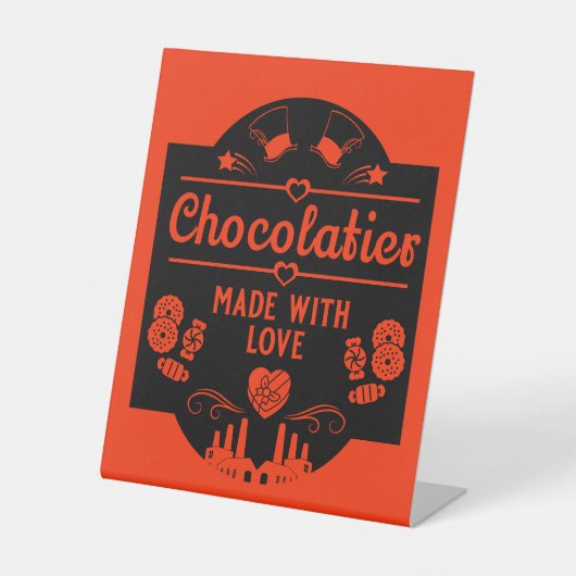 Chocolatier Maker Sockelschild (Vorderseite)