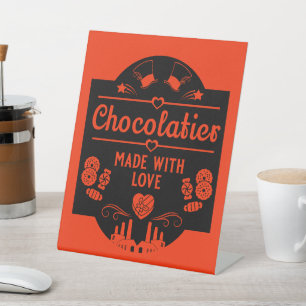 Chocolatier Maker Sockelschild