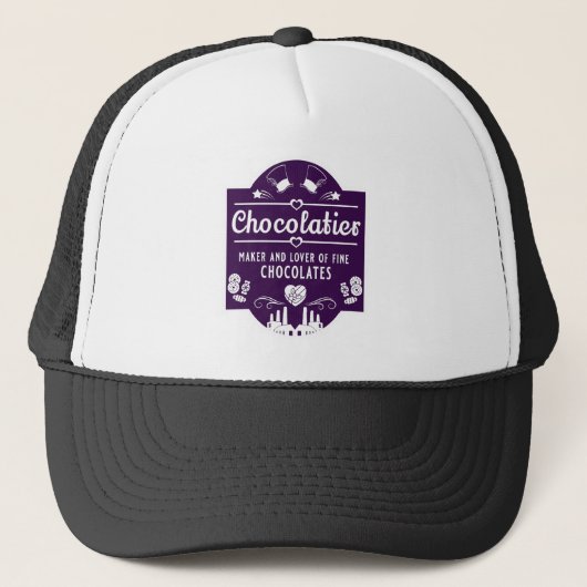 Chocolatier Maker Truckerkappe (Vorderseite)