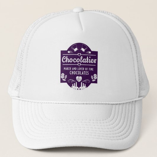 Chocolatier Maker Truckerkappe (Vorderseite)