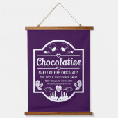Chocolatier Maker Wandteppich Mit Holzrahmen (Vorderseite)