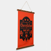 Chocolatier Maker Wandteppich Mit Holzrahmen (Gewinkelt)