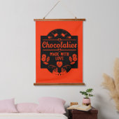 Chocolatier Maker Wandteppich Mit Holzrahmen (Schlafzimmer)