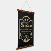 Chocolatier Maker Wandteppich Mit Holzrahmen (Gewinkelt)