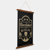 Chocolatier Maker Wandteppich Mit Holzrahmen (Gewinkelt)