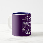 Chocolatier Maker Zweifarbige Tasse (Vorderseite Links)