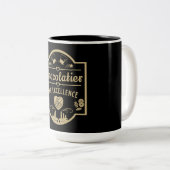 Chocolatier Maker Zweifarbige Tasse (VorderseiteRechts)
