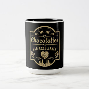 Chocolatier Maker Zweifarbige Tasse