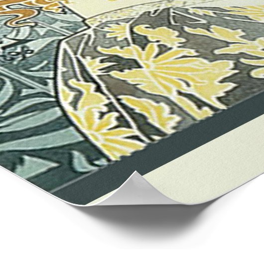 Chocological Art Nouveau Poster (Ecke)