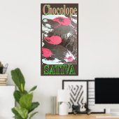 CHOCOLOPE SATIVA POSTER (Heimbüro)