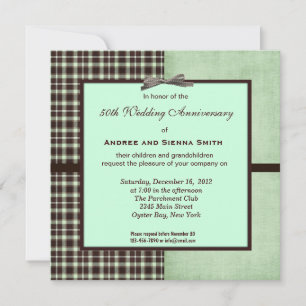 ChocoMint 50. Hochzeitstag Einladung