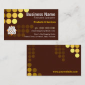 Chocora Punkte mit Logo-Visitenkarte Visitenkarte (Vorne/Hinten)