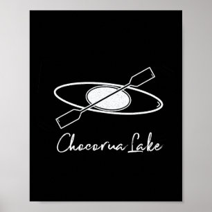 Chocorua-See New Hampshire Kaják Kajaking Bootfahr Poster