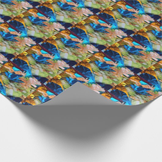 Chocotejas am Feria in Peru Geschenkpapier (Ecke)