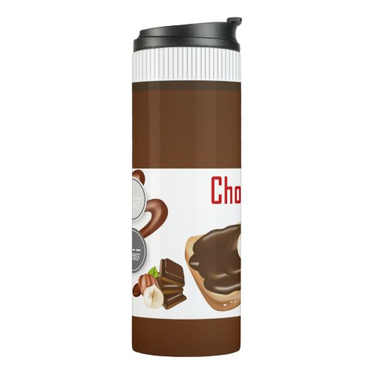 Chocotella-Label Thermosbecher (Nach links gedreht)