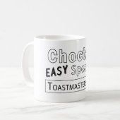 Choctaw-einfache Lautsprecher-Tasse Kaffeetasse (Vorderseite Links)