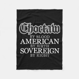 Choctaw indianischer Amerikaner  Fleecedecke