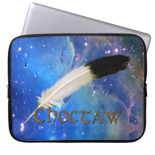 CHOCTAW Nation & Feather Space Laptop Sleeve