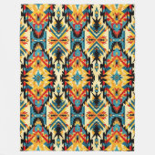 Choctaw-Nation-Muster Fleecedecke (Vorderseite)