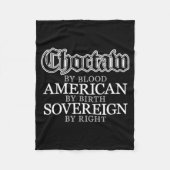 Choctaw Native American Indian Fleecedecke (Vorderseite)