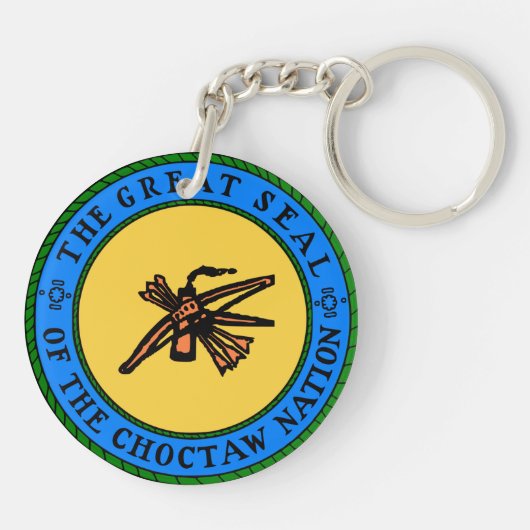 CHOCTAW-SIEGEL Schlüsselanhänger (Rückseite)