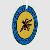 CHOCTAW-SIEGEL Verzierung Ornament (Vorderseite)