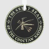 CHOCTAW-SIEGEL Verzierung Ornament (Rückseite)