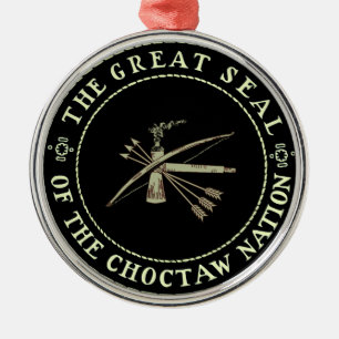 CHOCTAW-SIEGEL Verzierung Silbernes Ornament