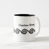 Choctaw Strong Zweifarbige Tasse (VorderseiteRechts)