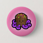 Choctopus Knopf Button (Vorderseite)