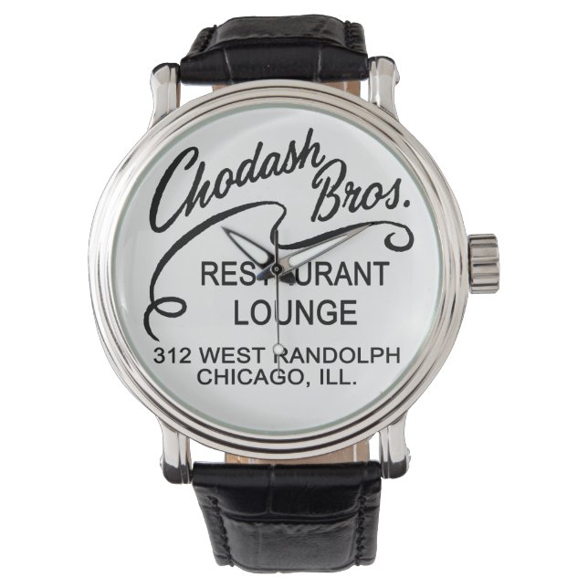Chodash Bros. Restaurant, Chicago, Illinois Armbanduhr (Vorderseite)