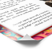 Chofetz Chaim Jewish Inspiration Zitat Fotodruck (Ecke)