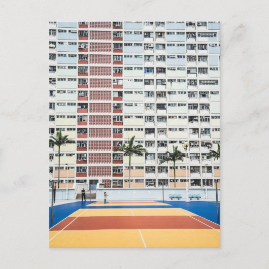 Choi Hung Anwesen, Hongkong Postkarte (Vorderseite)