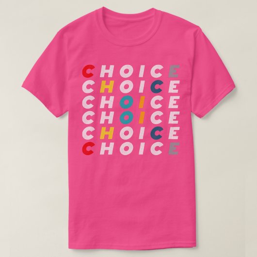 Choice Crossword T-Shirt (Design vorne)