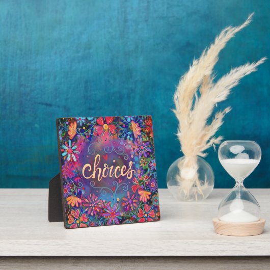Choice Fun Hübsch Floral Inspirivity Easel Fotoplatte (InSitu)