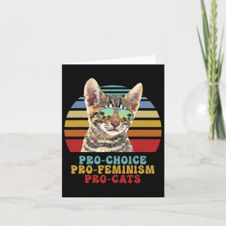 Choice Pro Feminismus Pro Katzen Frauenrechte Femi Karte
