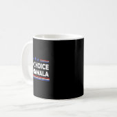 Choice Pro Kamala 2024 Frauenrechte Kaffeetasse (Vorderseite Links)