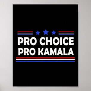 Choice Pro Kamala 2024 Frauenrechte Poster