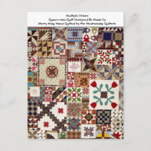 Choice Quilt Feiertagspostkarte