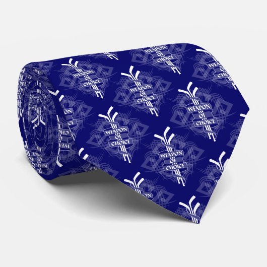 Choice Weapon (Hockey) Neck Tie Krawatte (Gerollt)