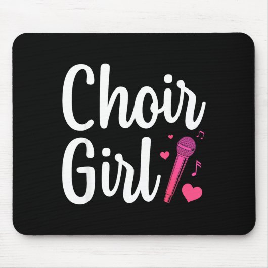 Choir Art For Girls Women Choir Singing Chorus Sho Mousepad (Vorne)